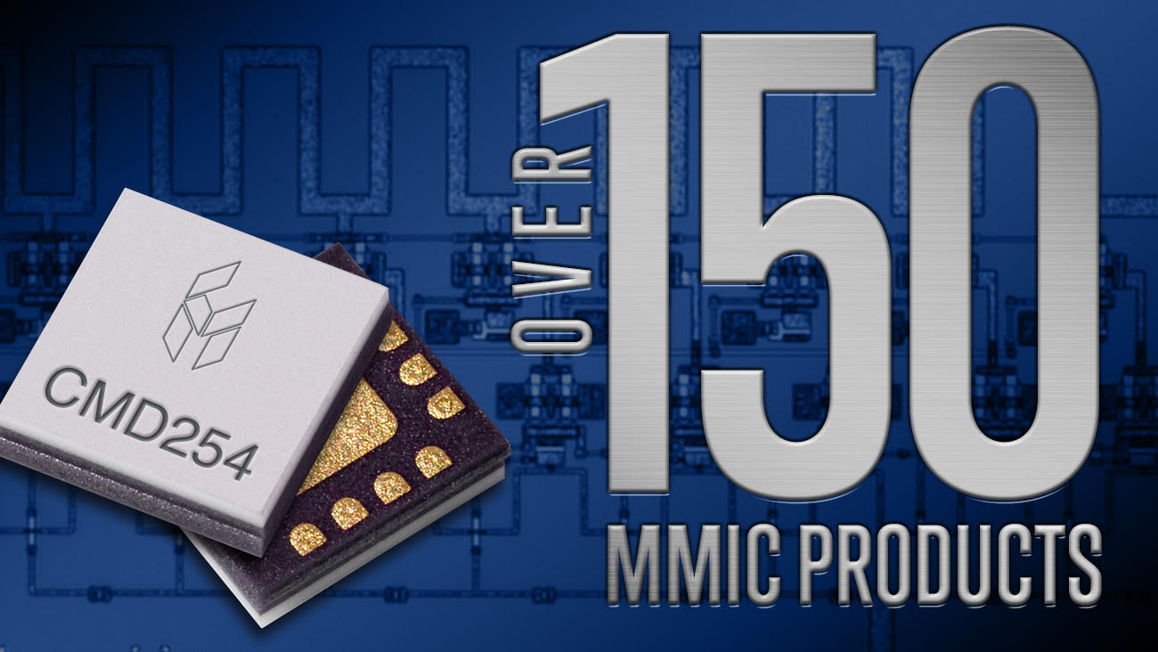 Custom MMIC的集成電路系列已涉及多達150種行業(yè)