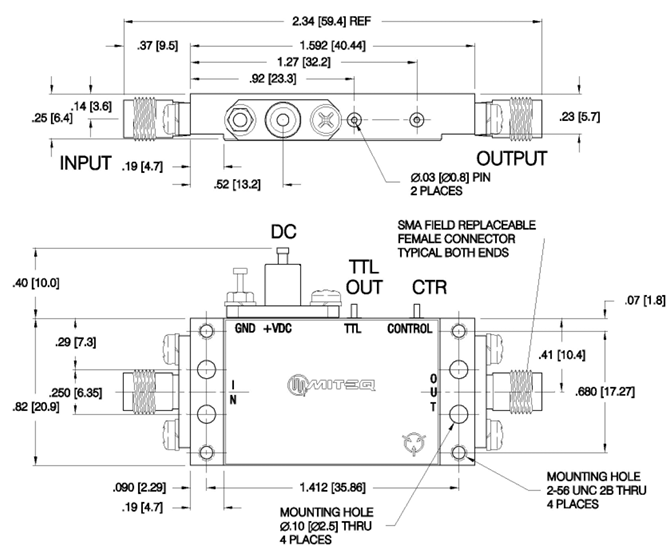 ABIT5-08001200-30-22P-S內(nèi)置測(cè)試檢測(cè)器放大器MITEQ